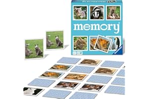 Ravensburger Memory® Tierkinder - 20879 - der Spieleklassiker für Tier-Fans, Merkspiel für 2-8 Spieler ab 3 Jahren