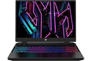 Acer Predator Helios Neo PHN16-71-929E, Ordinateur Portable Gaming 16" WQXGA IPS 165 Hz, PC Portable Gamer (Intel Core i9-13900HX, RAM 32Go, SSD 1024Go, NVIDIA GeForce RTX 4070 8Go, Windows 11) - Noir