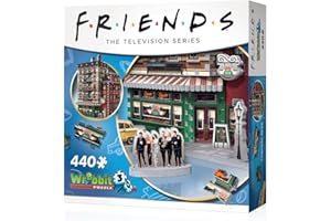 Wrebbit3D, Friends: Central Perk Café (440pc), 3D Puzzle, Ages 14+