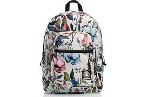 Invicta Zaino Scuola Jelek Plain, Zaino Doppio Scomparto Super Capiente, con Tasca Porta PC, Tasca Porta Borraccia e Tasca con Organizer, Scuola, Tempo Libero e Viaggio, Donna, Ragazza, Uomo, Ragazzo