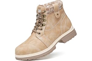 ANJOUFEMME Frauen Wandern Schnee Winterstiefel - Damen Trekking Walking Stiefel Wasserdicht Camping Backpacking Outdoor Schuhe