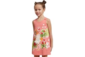 MAYORAL Vestido Niña Verano –Sin Mangas – Vestido Playero para Niña – Ropa de Regalo-rallado – para niñas de 2 años a 8 años