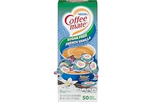 COFFEE MATE SF French Vanilla Creamer, .375 oz., 50 Creamers/Box, Sold as 1 Box