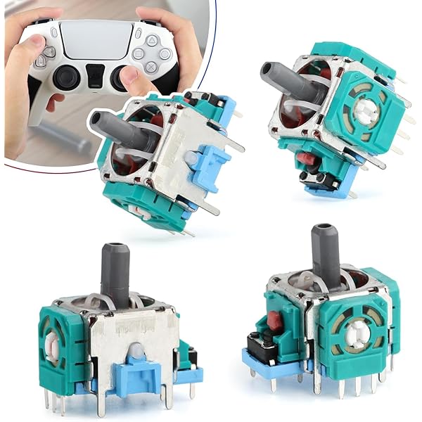 TCOS TECH Replacement 3D Analog Joystick for PS4 Wireless