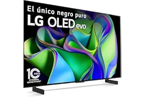 LG OLED42C35LA 42", 4K OLED EVO, Smart TV, webOS23, Procesador Máxima Potencia, Dolby Vision, Dolby Atmos, Gaming, Alexa/Google Assistant