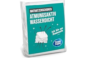 SWEET NIGHT Sweetnight - Baby Matratzenschoner 70x140 cm | Baumwoll | Wasserdichte und saugfähig Matratzenauflage | Leise und atmungsaktiv