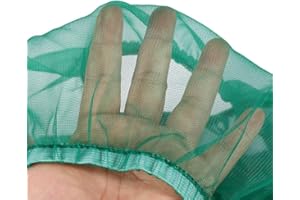 cigemay Ventilated Nylon Bird Food Catcher Seed Catcher, Bird Cage Cover, Nylon Mesh Net Cover for Parakeets for Parrot(green)