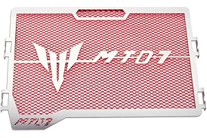 BXMOTO Motocicleta Acero Inoxidable Cubierta de la Rejilla del Radiador para MT07 MT 07 2014-2020