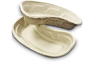 Caretex Pulp Lot de 50 plateaux, haricot jetables en carton – Idéal pour contenir des pansements, instruments médicaux, déchets de premiers secours chirurgicaux, taille 700 ml