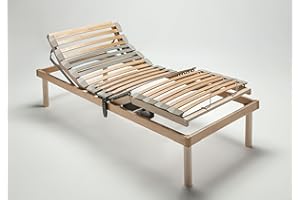 Mentor - Rete Ortopedica a Alzata Elettrica SINGOLA 80x190 Kairy MED Elettrica DISP. MEDICO DETRAIBILE con 2 motori (4 per matrimoniale) indipendenti e Telecomando Wireless Omaggio