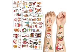 GXGM Regalini Pensierini per Calendario Dell' Avvento Bambini, 20 Stili Luminoso Tatuaggi Natale per Bambini, Accessorio per Calendario Avvento Fai da Te, Regali di Natale e Fine Festa(A)