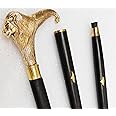 Handmade Walking Stick LION'' Walking Cane Stick Designer Brass Handle 36