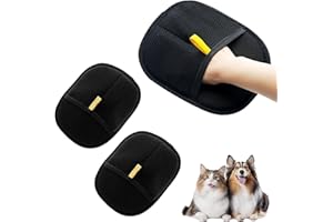MAKOTO NOBU 2 Pezzi Guanti Pet Hair Remover, Double Sided Magnetico Grooming Guanti per Animali Domestici, Guanto per La Cura del Pelo Riutilizzabili per rimuovere i peli di animali su vestiti, divani