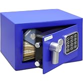 SereneLife, Digital safe, Premium steel, Secure storage for cash, Weapons, Jewelry, Ideal for hotels, Cabinets and home use,