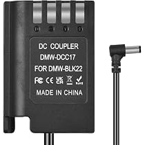 DMW-DCC17 DMW-BLK22 DUNIBatterie NP-F Batterie Adaptateur Plaque Pour Panasonic Lumix G9 DC-S5K DC-S5 GH5S GH5 II GH6 Caméra  44