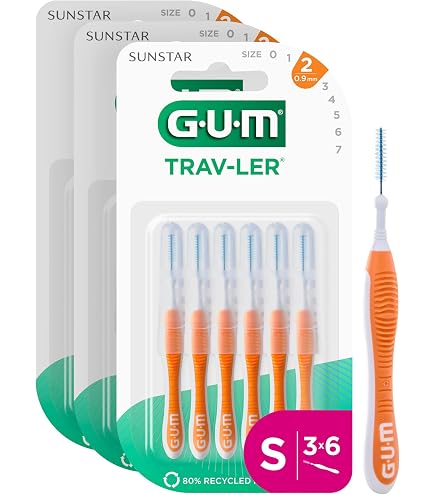Lot De 3 Paquets De Brossettes Interdentaires GUM Bi-direction 1,4 Mm - Neuf Sous Emballage