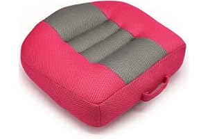 EvshBea Coussin Rehausseur Voiture Adulte pour Conducteurs Courts, Portative Coussin Voiture Conducteur Rehaussé avec Poignée, Augmente Le Champ de Vision de 4,7 Pouces, 15.7 x 15.7 x 4.7 in