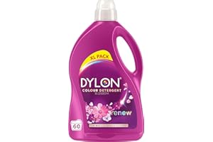 Dylon Blossom Colour Detergent (60 Wash Loads), Liquid Laundry Detergent for all Coloured Clothes, renewing in every wash with optimal results in 10 washes