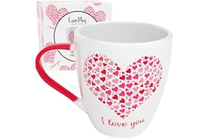 Love Mug®: Valentines Day Gifts and Valentine Mug – I Love You Gifts - Valentine Gift and Valentine Day Mug – Wife Mug - Husband Mug - 400ml - Award Winning Gift Retailer.