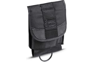 Best Divers ZI0132, Tasca Singola per Cintura, Modello Elite, Nero