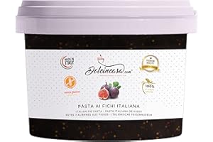 DOLCINCASA.COM Pasta Gelato ai Fichi 200 Gr ottimo impiego in Gelateria e Pasticceria