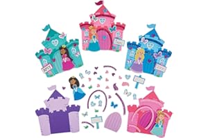 Baker Ross FX620 Kit porte fée princesse - paquet de 5, kit de loisirs créatifs fée en mousse pour enfants