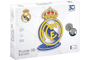 Eleven Force-EF-14818 Puzzle Blason 3D Real Madrid CF, 14818, Multicolore