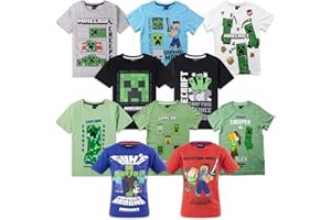 Characters Cartoons - Bambino - T-Shirt Maglia Maglietta a Maniche Corte - Primavera Estate