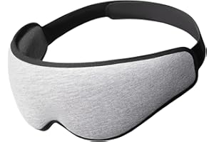 OSTRICH PILLOW Ostrichpillow Maska do spania na oczy – 100% zaciemnienie, brak ucisku na oczy, miękka i oddychająca, regulowane dopasowanie, maska do spania dla kobiet i mężczyzn, torba podróżna w