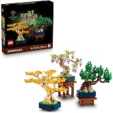LEGO Botanicals Mini Bonsai Ağa&ccedil;ları 10373 &ndash; Bitki Tutkunu Yetişkinler i&ccedil;in Ginkgo, Wisteria ve Siyah &Ccedil;am Ağa&ccedil;larından Oluşan