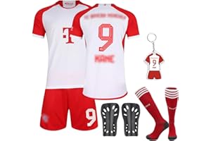 SIDESEA Trikot Fussball Jungen, Trikot für Kinder Heimtrikots / Auswärtstrikots Trikot Jungen Football Socks Fussball Fußball Trikot Fußballtrikot Kinder Fussball Socken Fußbälle Jersey Schlüsselanhänger
