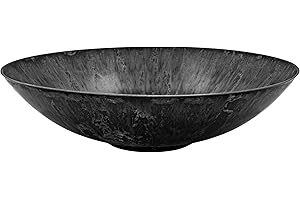 Blümelhuber Boho Deko Schale Grau Tisch Deko Dekoschale Anthrazit - Flur Deko Schale Tischdeko Hochzeit Deko