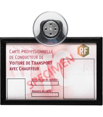 Yellow Stickers Porte Vignette Crit'Air Pare Brise Macaron | Étui Pochette Adhésive Crit'air Parabrezza Macaron Self-adhesive Yellow