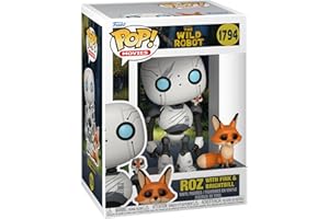 Funko Pop! & Buddy: Wild Robot - Roz With Brightbill & Fink - Figura in Vinile da Collezione - Idea Regalo - Merchandising Ufficiale - Giocattoli per Bambini e Adulti - Movies Fans