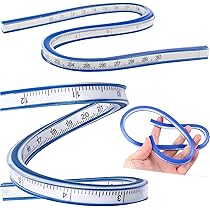 Sonew Règle De Courbe De Serpent Règle De Courbe Flexible Chelle Métrique Plastique Outil