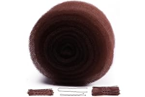 YGQQOY Esponja de pelo para recogido, relleno de cabello, donas de pelo para recogidos, herramienta de volumen, acolchado marrón oscuro