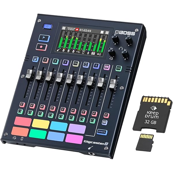 Boss GCS-5 Gigcaster Audio Interface Streaming Mixer Mixer + 