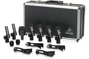 Behringer BC1200 Set microfono professionale a 7 pezzi per batteria per applicazioni in studio e dal vivo