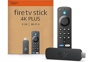 Amazon Fire TV Stick 4K Plus, avec prise en charge du Wi-Fi 6 et des technologies Dolby Vision/Atmos et HDR10+