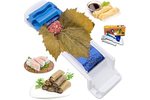 FLOTRUTE Machine à Rouler Les Sushis Rouleau Viande Aux Légumes Rouleau Feuilles Raisin Kit De Bricolage De Cuisine pour Les Débutants Et Les Enfants en Peluche Feuilles De Chou De Raisin à Rouler
