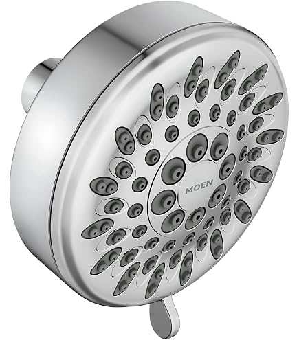 Moen 20091SRN Handheld Shower Head – 5 Settings, 2.5 GPM, Spot Resist Brushed Nickel Finish