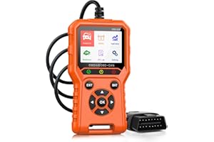 RIOKKO OBD2 Diagnosegerät, OBD2/EOBD Diagnosegerät Auto, Motor Fehlercodeleser Auto Diagnosegerät, KFZ Auslesegerät Mit Vollen OBD2-Funktionen, Auto Auslesegerät Unterstützt OBDII/EOBD-Protokoll