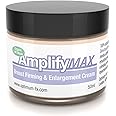 Amplify MAX Enhanced Breast Firming Cream Works In 30 Days 11 Ways To A Fuller Firmer Bust FAST UK Made With Natural And Organic Ingredients - Paraben and Cruelty FREE - 50ml