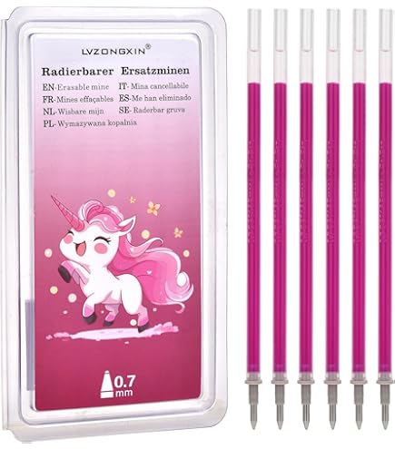 Recharges Pour Stylo à Encre Gel Effaçable Violet - Legami