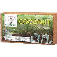 GATE GARDEN Cocopeat Brick (650gm) - Expands to 3.5 Kg Powder