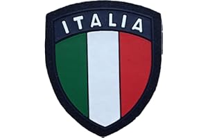 ALGI Scudetto Italia Blu Navy in Gomma