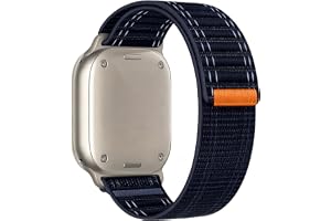 Kompatibelt med Apple Watch-armband 49/46/45/44/42/41/40 mm, flätat armband med kardborre för iWatch serie 10, 9, 8, 7, 6, 5, 4 / SE 2:a generation/Ultra 2. Sportarmband i tyg för Apple Watch