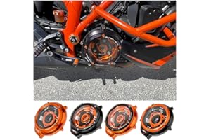 FAYEDENICY Motorrad Rennsport, durchsichtiger Kupplungsdeckel, Federhalter, R-Druckplatte, Motorschutz, Rahmenschieber für 1050 1090 1190 1290 Adventure ADV Super Duke R/GT SDR 3.0 (No.2)