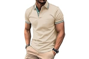 SwissWell Polo da Uomo Manica Corta Polo da Golf Estive Leggere e Traspiranti T Shirt da Lavoro Casual