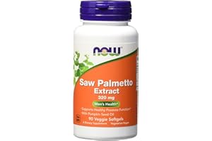 NOW Foods Saw Palmetto Extract with Pumpkin Seed Oil, 320mg - 90 veggie softgels